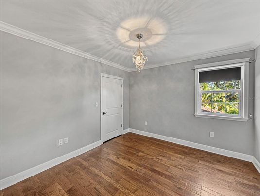 Chandelier, Empty room, Interior, Wood Texture Flooring