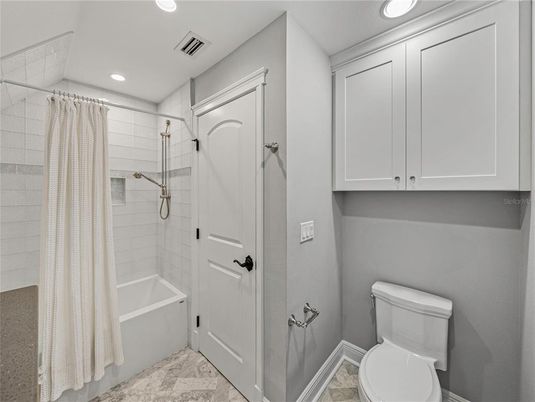 Bathroom, Interior, Marble, Recessed Lighting