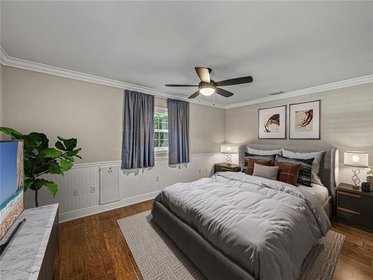 Bedroom, Interior, Wood Texture Flooring