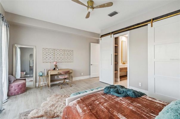 Home Office, Interior, Wood Texture Flooring