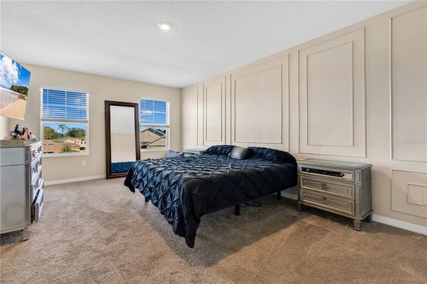 Bedroom, Interior, Recessed Lighting