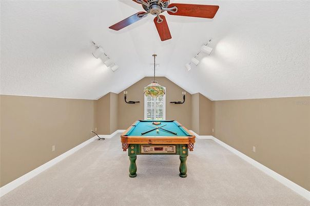 Billiard Table, Game Room, Interior