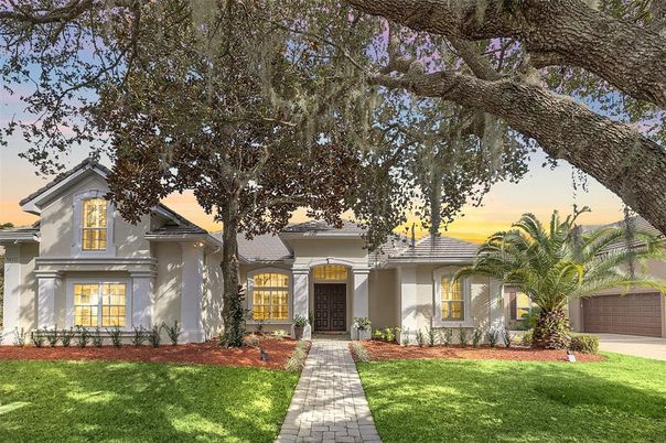 Attached, Backyard, Exterior, Facade, French Provincial