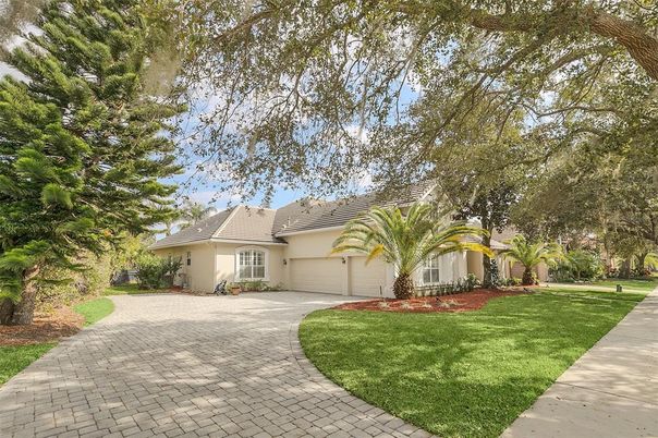 Attached, Backyard, Exterior, Facade, Mediterranean