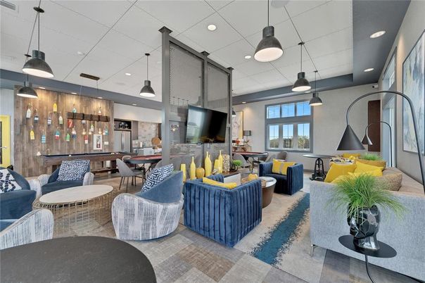 Dining room, Interior, Living room, Pendant Lights, Recessed Lighting