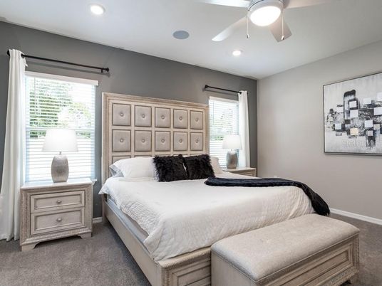Bedroom, Interior, Recessed Lighting