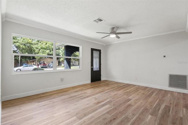 Empty room, Interior, Wood Texture Flooring