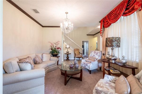 Chandelier, Interior, Living room