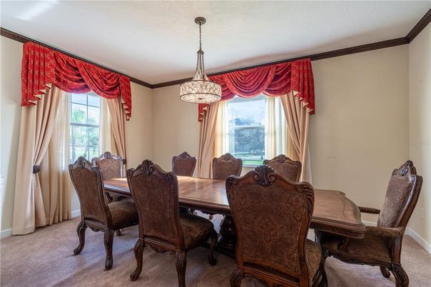 Dining room, Interior, Pendant Lights