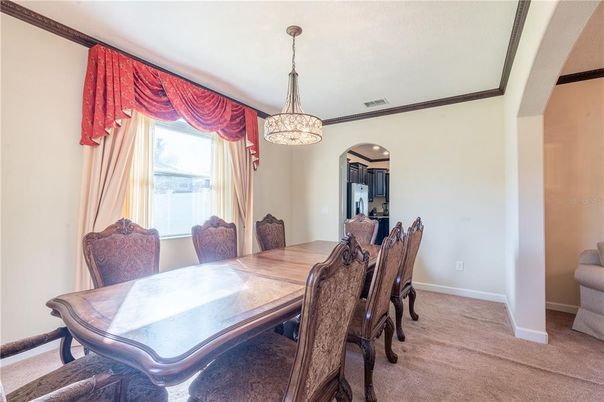 Dining room, Interior, Pendant Lights