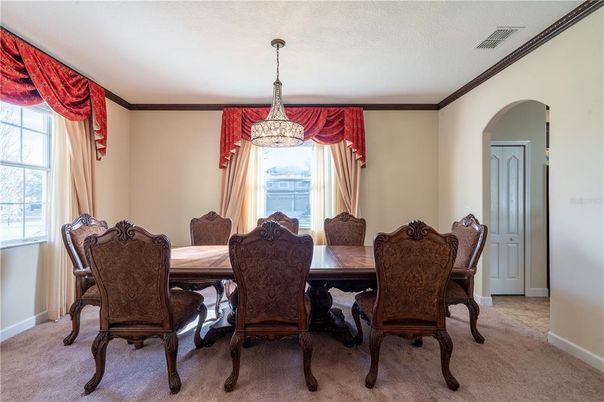Chandelier, Dining room, Interior