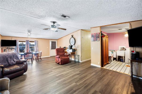 Dining room, Interior, Wood Texture Flooring