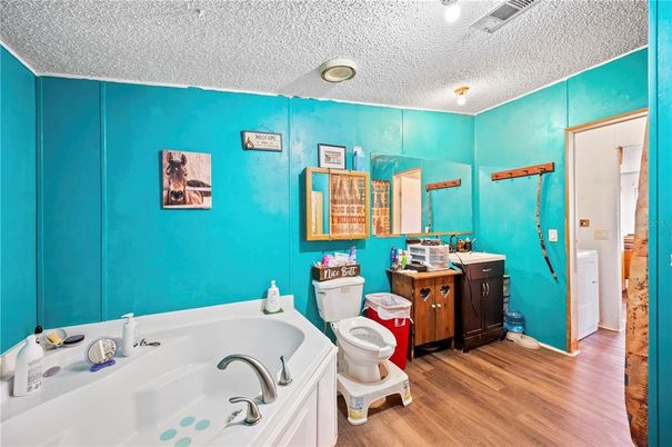 Bathroom, Interior, Wood Texture Flooring