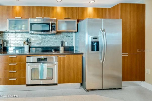 Interior, Kitchen, Recessed Lighting, Stainless Steel Appliances