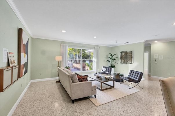 Interior, Living room, Recessed Lighting