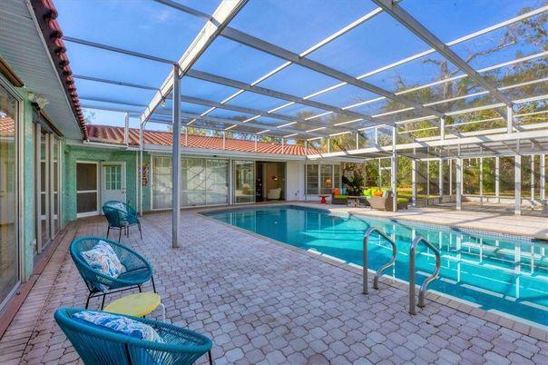 Glass Ceilings, Interior, Pool, Sun Room