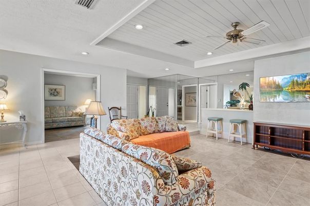 Interior, Living room, Recessed Lighting