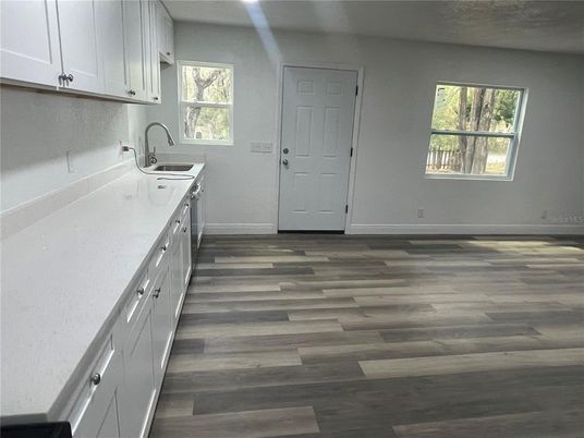 Interior, Kitchen, Wood Texture Flooring