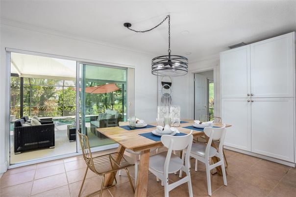 Dining room, Interior, Pendant Lights
