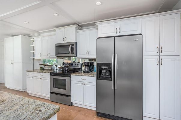 Interior, Kitchen, Recessed Lighting, Stainless Steel Appliances