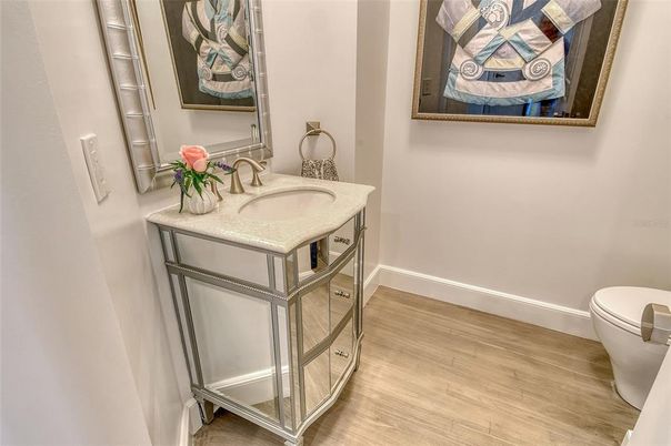 Bathroom, Interior, Wood Texture Flooring