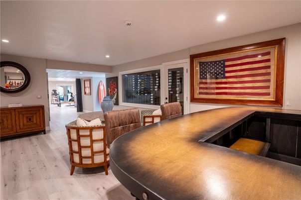 Interior, Recessed Lighting, Wood Texture Flooring