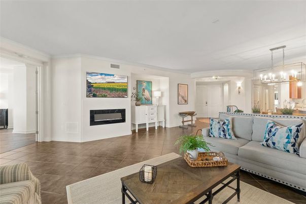 Fireplace, Interior, Living room, Pendant Lights