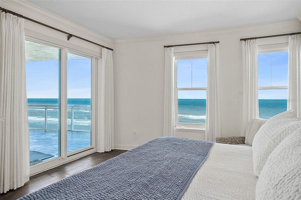 Bedroom, Interior, Water, Wood Texture Flooring