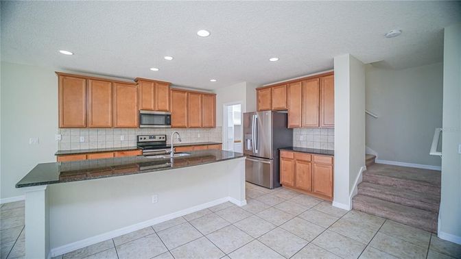 Interior, Kitchen, Recessed Lighting, Stainless Steel Appliances