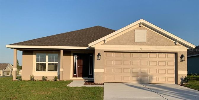 Attached, Exterior, Facade, Ranch
