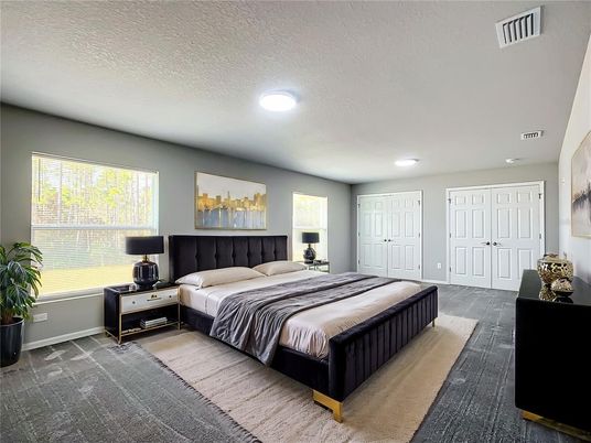 Bedroom, Interior, Recessed Lighting