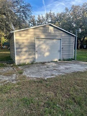 Backyard, Detached Garage, Exterior