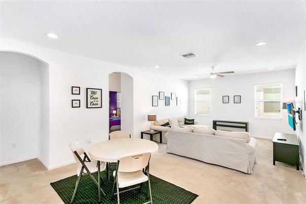 Dining room, Interior, Living room, Recessed Lighting
