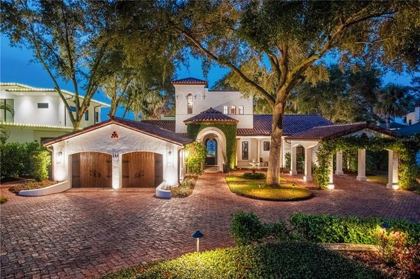 Attached, Backyard, Exterior, Facade, Spanish Mediterranean