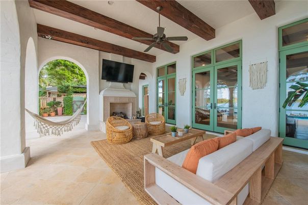 Fireplace, Interior, Living room, Wooden Beams