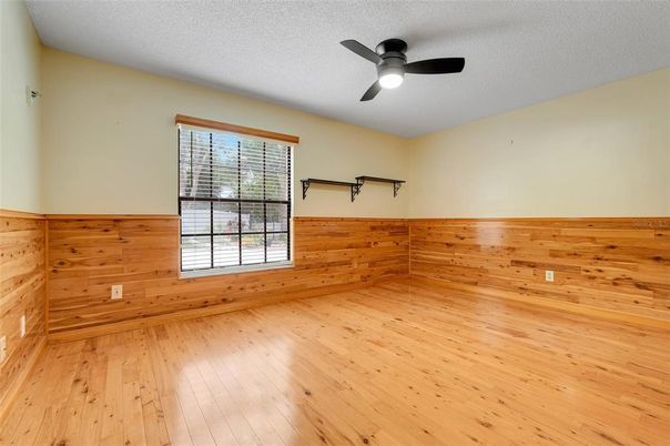Empty room, Interior, Wood Texture Flooring, Wooden Walls