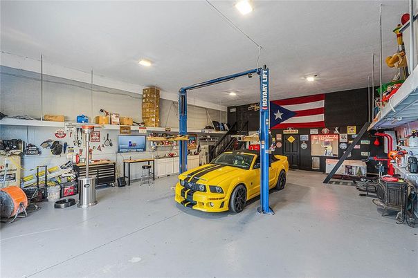 Garage, Interior, Recessed Lighting
