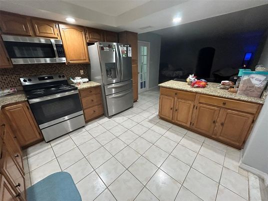 Interior, Kitchen, Recessed Lighting, Stainless Steel Appliances