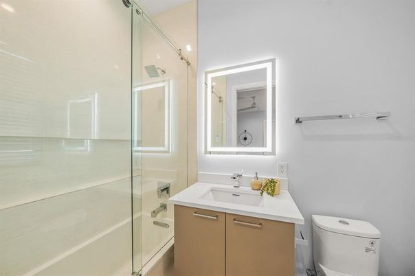 Bathroom, Glass Shower, Interior