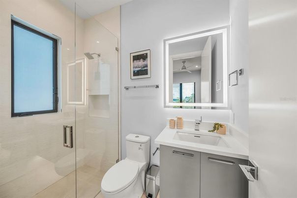 Bathroom, Glass Shower, Interior