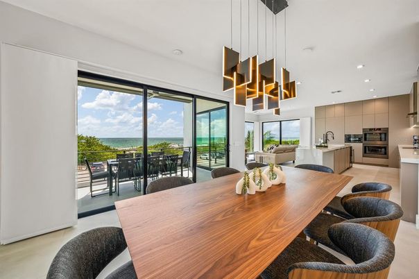 Dining room, Interior, Kitchen, Living room, Pendant Lights, Recessed Lighting, Stainless Steel Appliances, Water