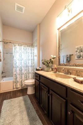 Bathroom, Interior, Wood Texture Flooring