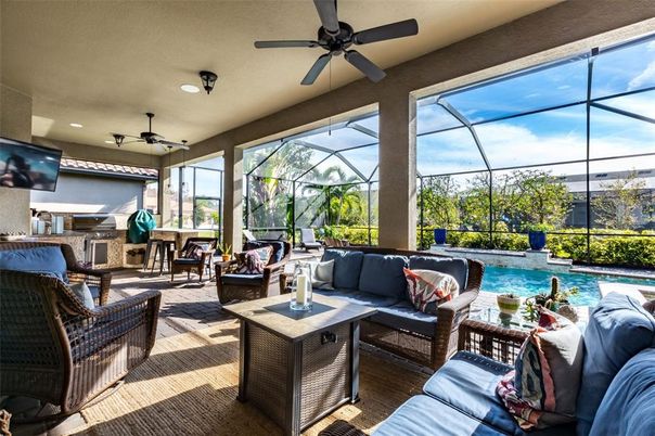Glass Ceilings, Interior, Living room, Pool, Recessed Lighting, Sun Room