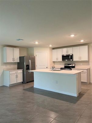 Interior, Kitchen, Recessed Lighting, Stainless Steel Appliances