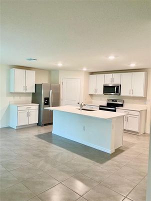 Interior, Kitchen, Recessed Lighting, Stainless Steel Appliances