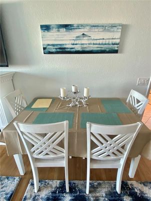 Dining room, Interior, Wood Texture Flooring