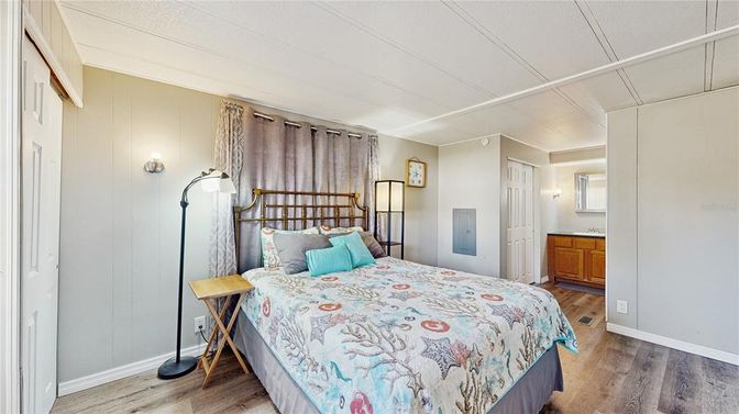 Bedroom, Interior, Wood Texture Flooring