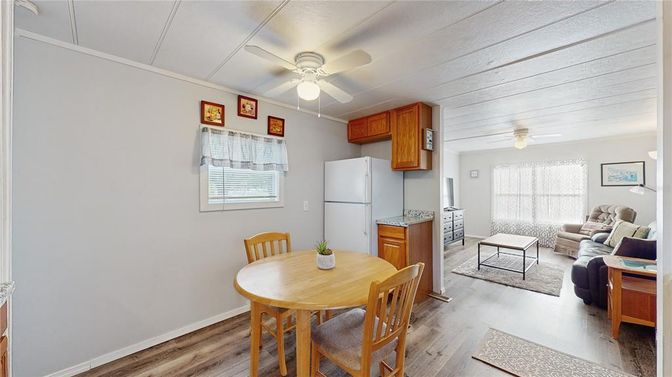 Dining room, Interior, Kitchen, Living room, Wood Texture Flooring