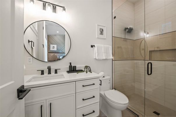 Bathroom, Glass Shower, Interior