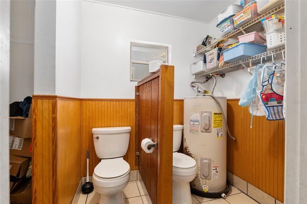 Bathroom, Interior, Wooden Walls